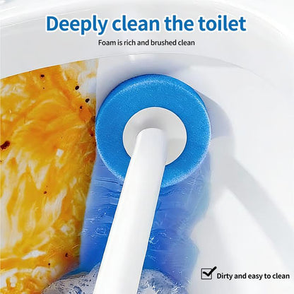 🚽 Toilet Scrubber Kit  Self-Cleaning Disposable Pads 🧼 No Pre-Rinse ✅ ✨ Fast Clean Odor-Free 🌿