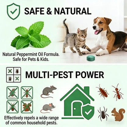 🌿 TAILEDEN™ 12 Pack Rodent Repellent Balls – Natural Peppermint & Lemon Oil Pest Control for Mice, Rats, Squirrels & Spiders | Long-Lasting Indoor & Outdoor Use 🐭