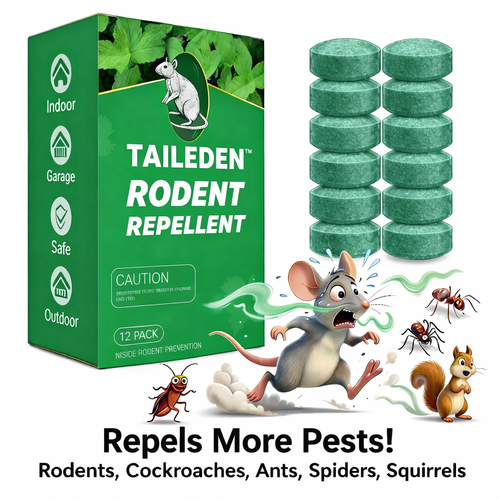 🌿 TAILEDEN™ 12 Pack Rodent Repellent Balls – Natural Peppermint & Lemon Oil Pest Control for Mice, Rats, Squirrels & Spiders | Long-Lasting Indoor & Outdoor Use 🐭